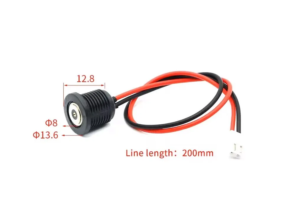 DIY magnetický napájecí kabel DC-11A-CX Female 8mm do JST-PH-2 2mm 20cm Tovární Cena