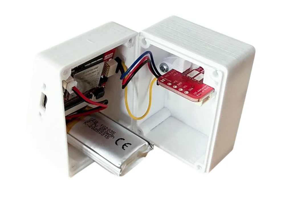 Značkový LaskaKit krabička pro LaskaKit IoT E-ink-1.54 kit