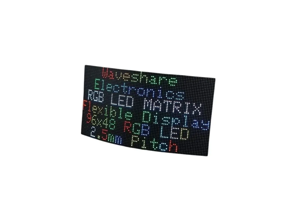 Poslední Šance Waveshare RGB plnobarevný LED maticový flexibilní panel 96x48, rozteč 2.5mm
