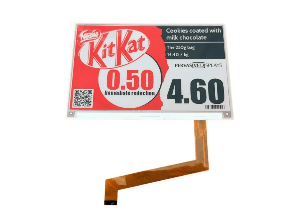 Pervasive Displays E2741FS081 7.4" 800x480 ePaper červený displej Oblíbený