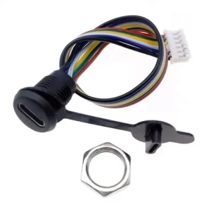 Vysoce Kvalitní Napájecí a datový vodotěsný kabel USB-C do JST-PH-6 2mm 15cm