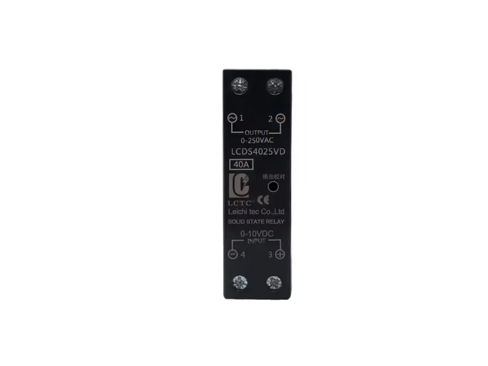 Sleva LCTC LCDS--xx25VD Bezkontaktní Slim SSR relé na DIN lištu DC-AC s regulací 0-10V