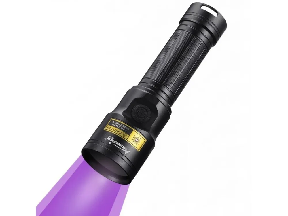 Alonefire SV104 UV LED hliníková svítilna Časově Omezené