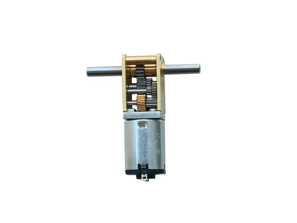 Poslední Šance GA12-N20 DC motor 12 V s převodovkou a dvojitou hřídelí