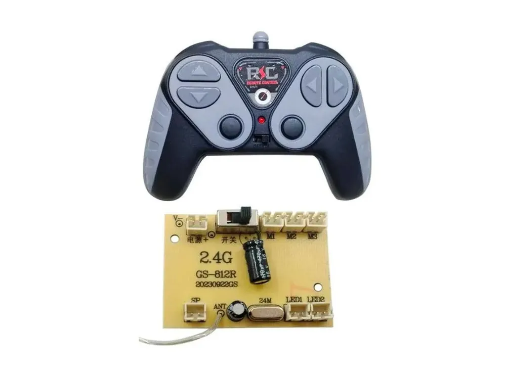 Dokud Zásoby Vydrží RC Control Kit Pro GS-812 2.4G 6CH Vysílač s přijímačem