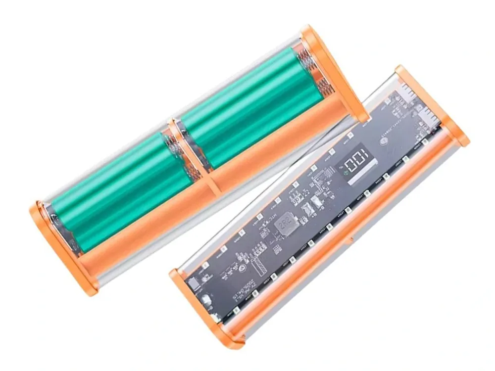 Stavebnice 20W powerbanky pro 6x 18650 baterie, pruhledná Odeslání Ihned