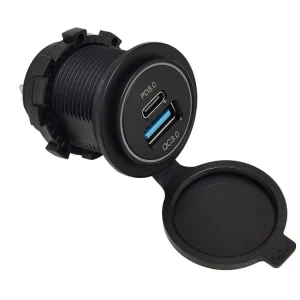 Zlevněný Vestavný step-down měnič - nabíječka 30W, USB PD+QC3.0