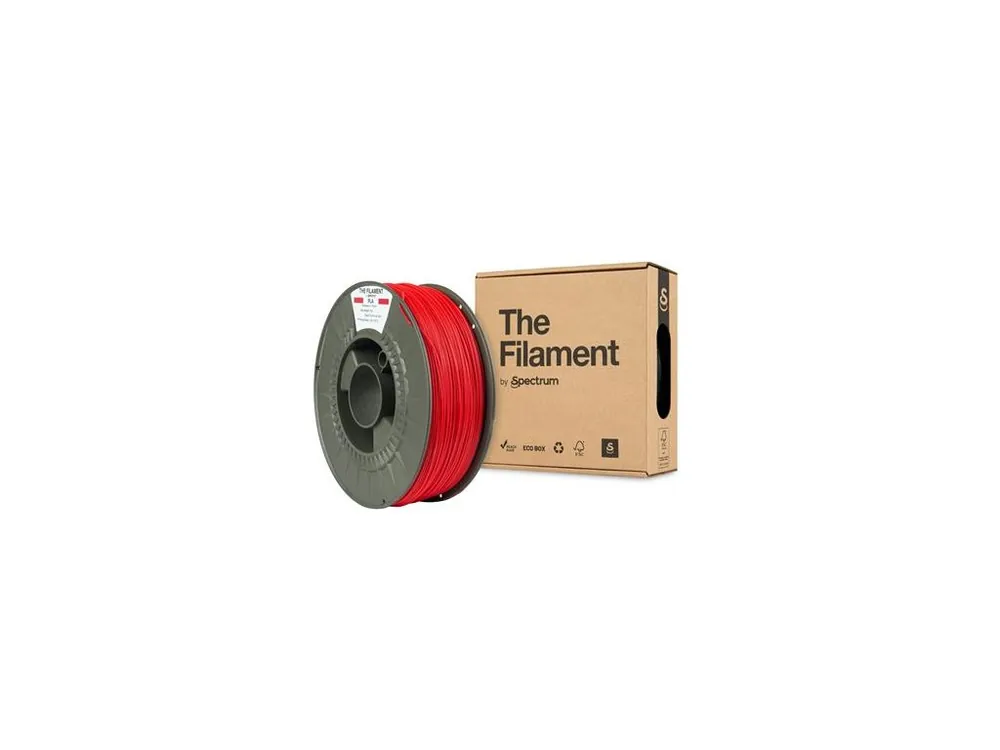 Finální Výprodej Filament "The Filament" PLA 1.75mm TECHNICAL RED 1kg