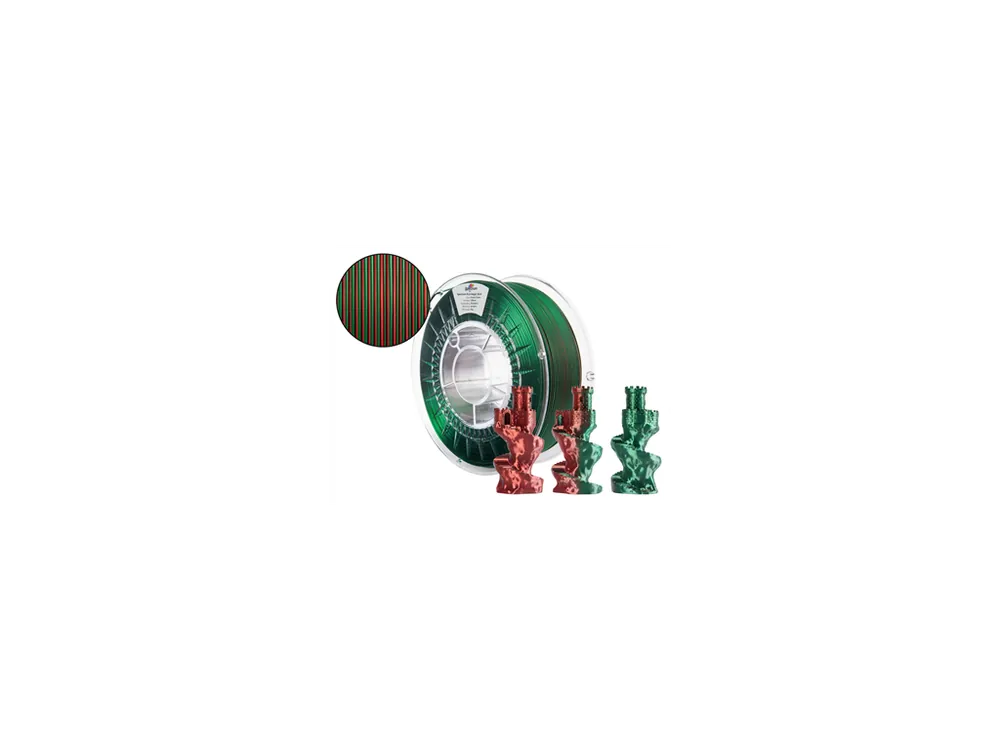 Filament Spectrum PLA Magic SILK 1.75mm FOREST FLAME 1kg Zlevněný