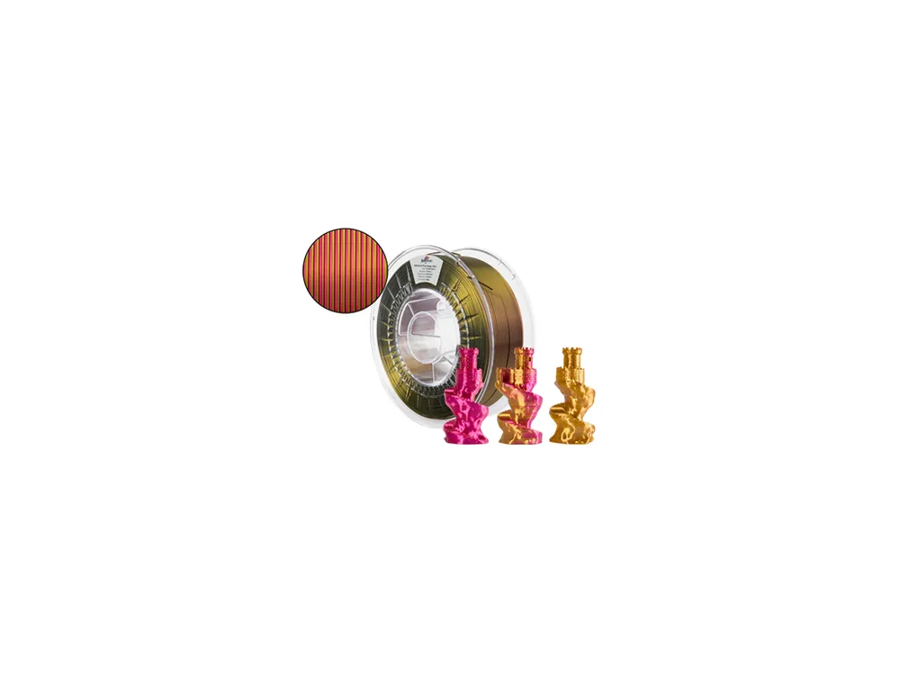 Aktuální Filament Spectrum PLA Magic SILK 1.75mm GOLDEN BERRY 1kg