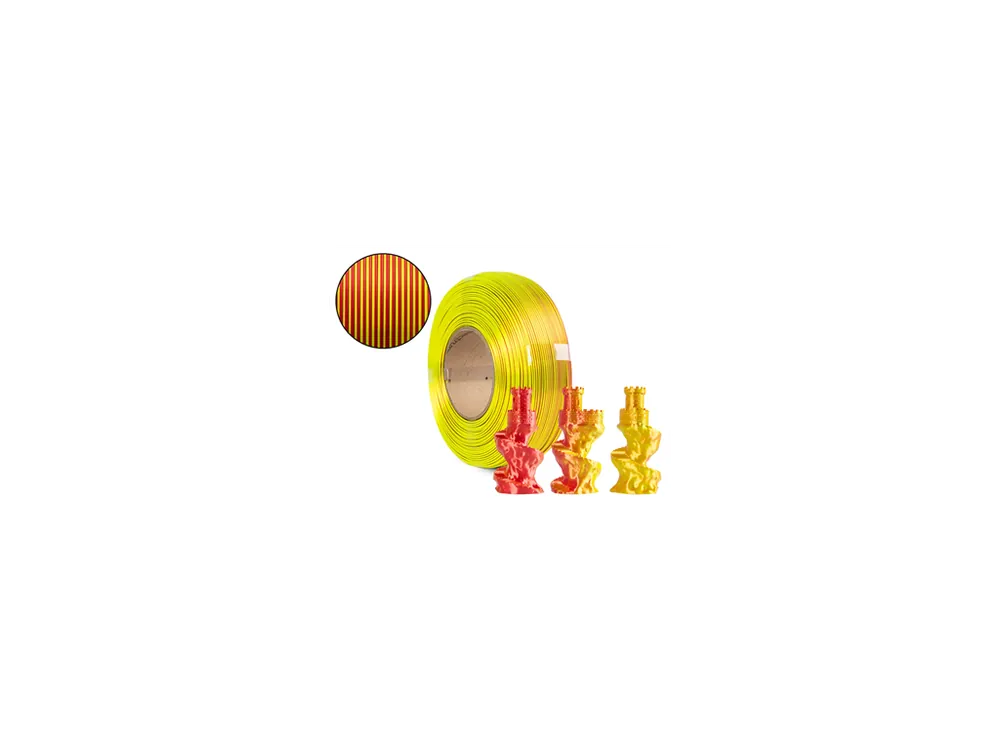 Časově Omezené Filament Spectrum ReFill PLA Magic SILK 1.75mm SOLAR FLARE 1kg