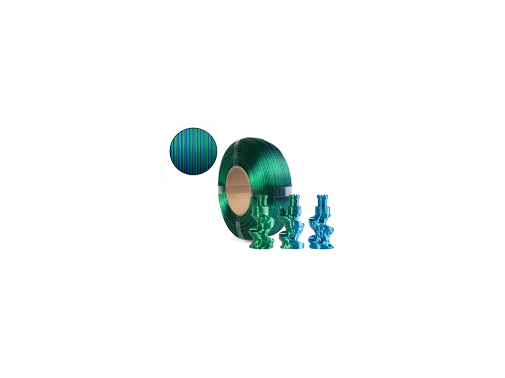 Originální Filament Spectrum ReFill PLA Magic SILK 1.75mm LAGOON BREEZE 1kg