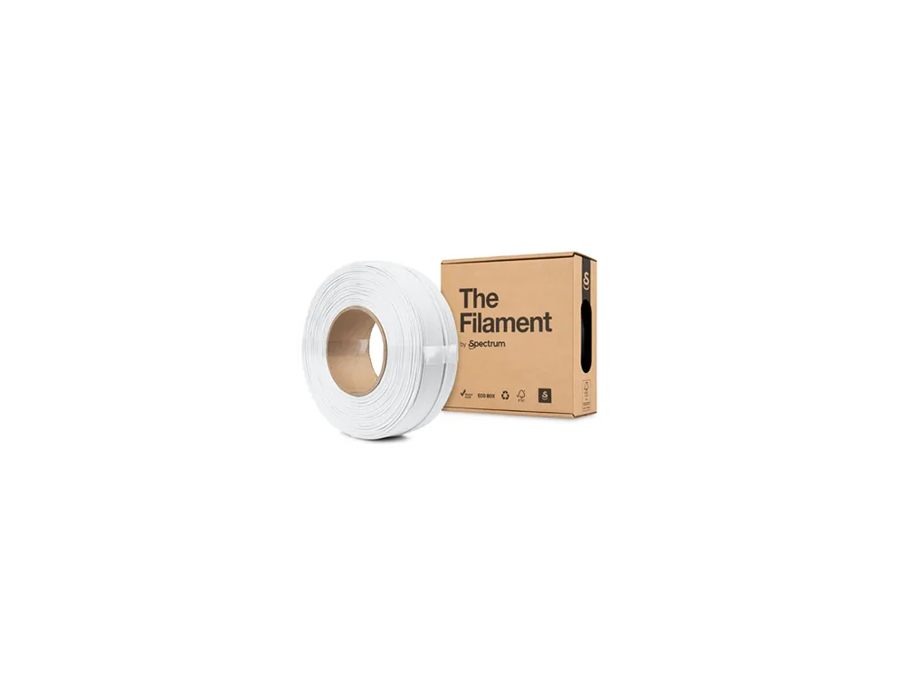 Novinka Filament "The Filament" ReFill PLA Matte 1.75mm SNOW WHITE 1kg