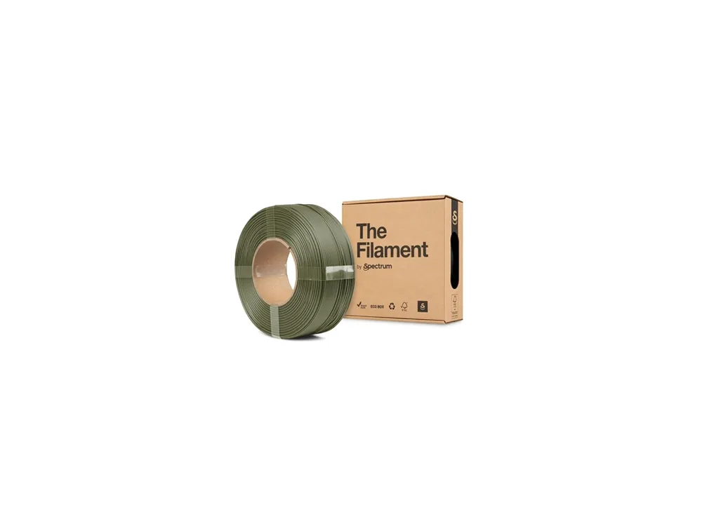 Jen Po Omezenou Doba Filament "The Filament" ReFill PLA Matte 1.75mm CAMO GREEN 1kg