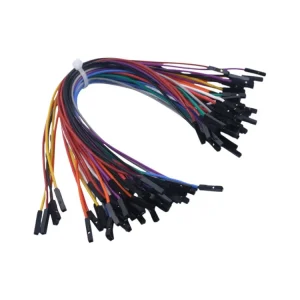 Výprodej Super soft Dupont 26AWG silikonové propojovací kabely F-F samice-samice, 20cm 50ks