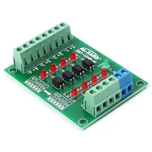 4-kanálový modul optoizolátoru PC817 24V na 3.3V Vrácení Zdarma