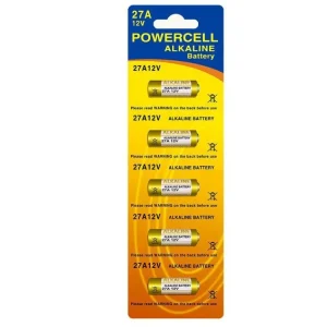 27A Alkalická baterie 12V 5ks Must-Have
