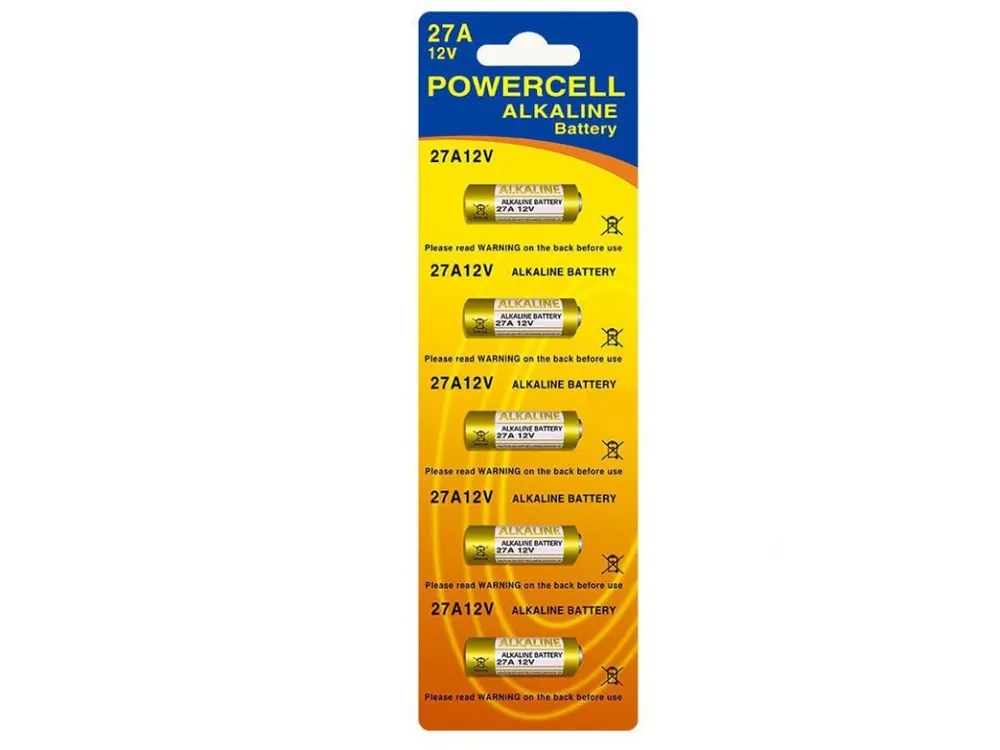27A Alkalická baterie 12V 5ks Must-Have