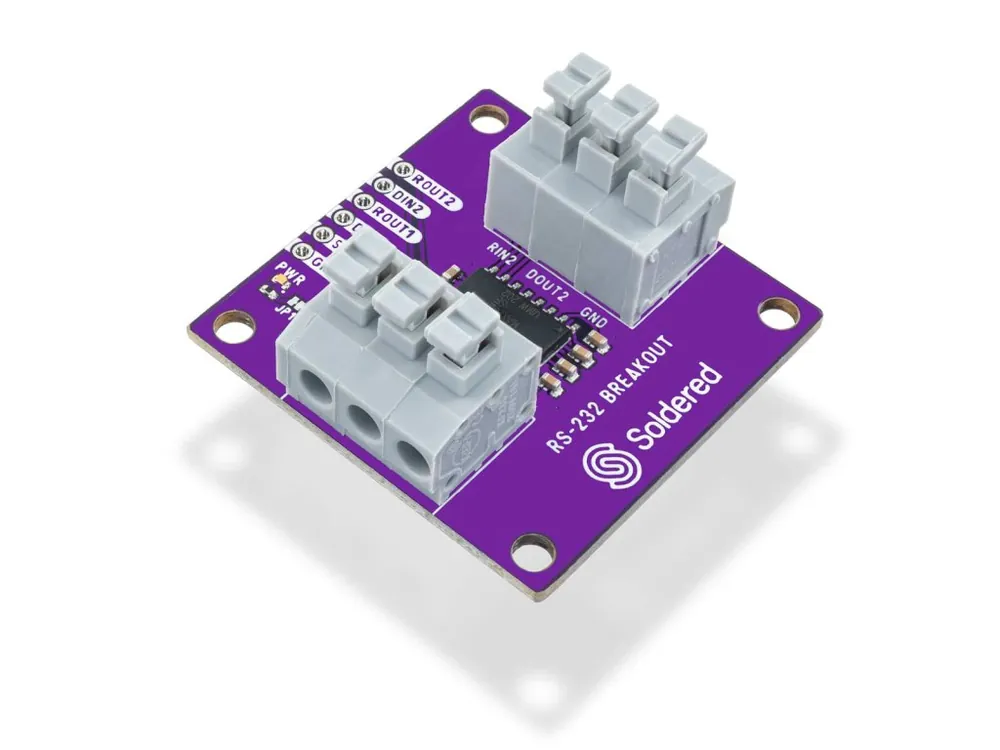 Zlevněný Soldered převodník RS-232 breakout