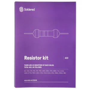 Bezpečná Platba Soldered sada 400 rezistorů, 20 hodnot