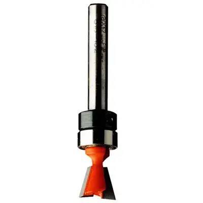CMT Fréza pro rybinový spoj - D12,7x12,7 L52,4 14° S=6 HW s ložiskem Koupit Online