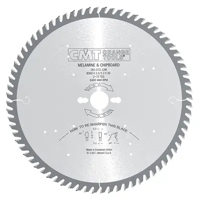 CMT Chrome Shield Pilový kotouč na lamino a DTD - D350x3,5 d30 Z108 HW Objednat Nyní