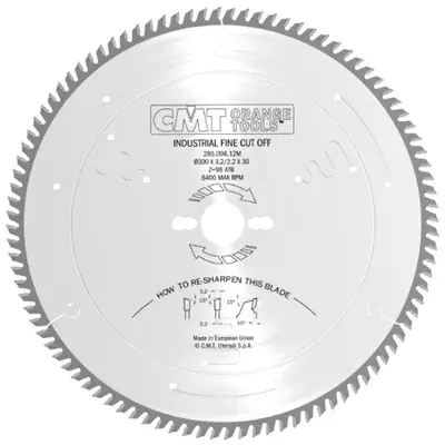CMT Chrome Shield Pilový kotouč pro finální příčné řezy - D200x3,2 d30 Z36 HW Odhlučněný Ihned K Objednání