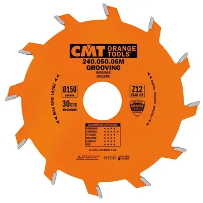 CMT Industrial Drážkovací kotouč - D180x4 d30 Z18 HW Vrácení Zdarma