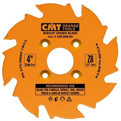 Časově Omezené CMT Industrial Kotouč lamelovací pro lamelové spoje - D100x3,96 d22 Z8 HW střídavý zub
