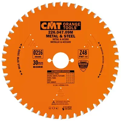 CMT Industrial Pilový kotouč na železo - D216x2,2 d30 Z48 HW Objednat Nyní