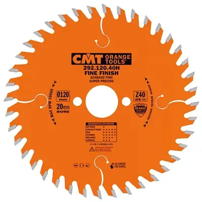 CMT Industrial Pilový kotouč pro elektronářadí, finální řez - D130x2,4 d20 Z36 HW Vrácení Zdarma