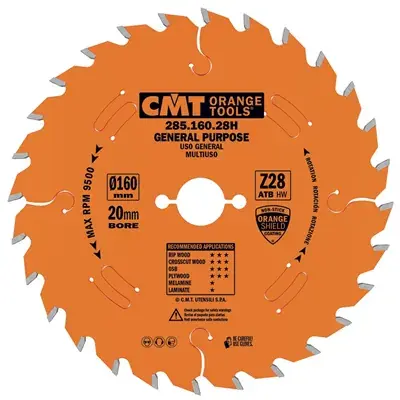 CMT Industrial Pilový kotouč pro finální příčné řezy - D260x2,8 d30 Z60 HW Odhlučněný Nejlepší Volba