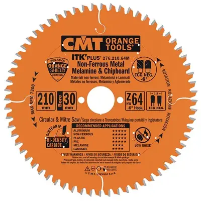 CMT ITK Plus Ultra tenký kotouč na lamino, plast a neželezné kovy - D140x1,8 d20 Z48 HW Akční Cena