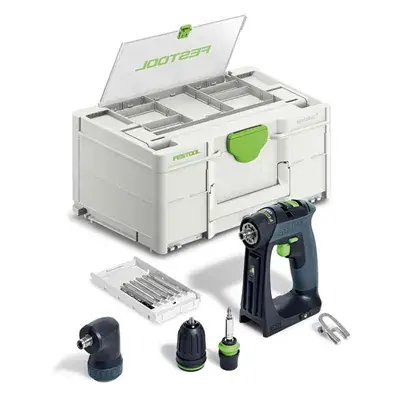Festool Akumulátorový vrtací šroubovák CXS 18-Basic-Set Aktuální