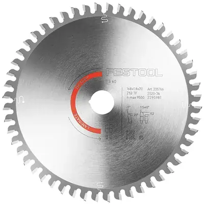 Nízká Cena Festool Pilový kotouč do okružních pil HW 168x1,8x20 TF 52 LAMINATE/HPL