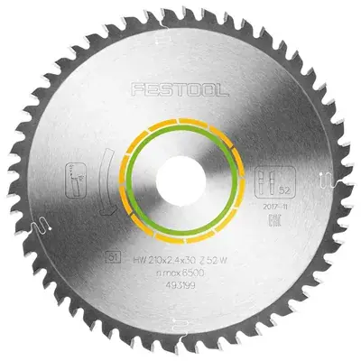 Must-Have Festool Pilový kotouč do okružních pil HW 210x2,4x30 W52 WOOD FINE CUT