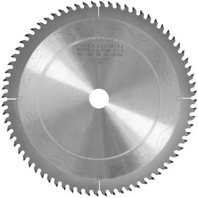 Akční Cena IGM Diamantový pilový kotouč na lamino a DTD - D300x3,2 d30 Z72 H.4